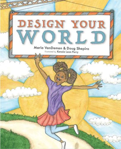 design your world
kenzie
children's book
book cover image