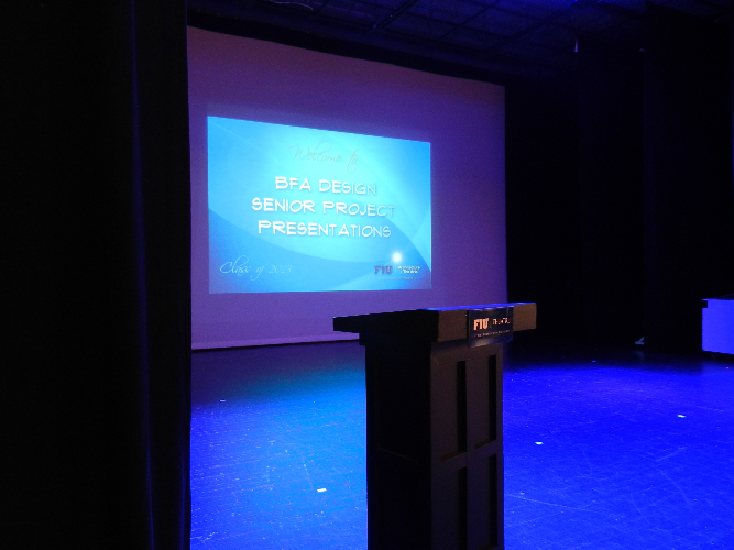 Theatre BFA Design Senior Project Presentations 4.19.2013
